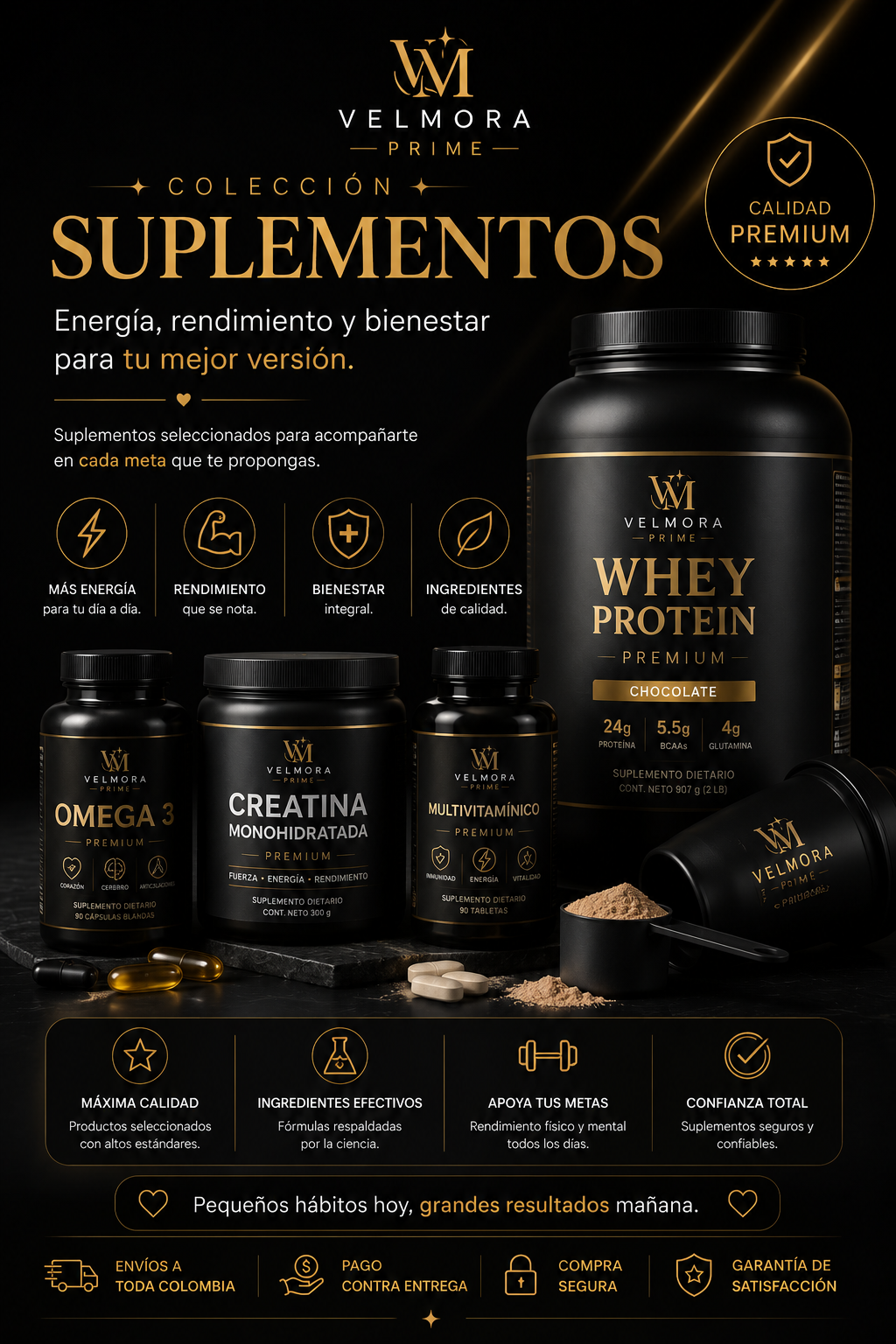 Suplementos Premium - Velmora Prime