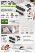 Almohada Ortopédica Cervical 1kg — Descanso y Alivio Postural