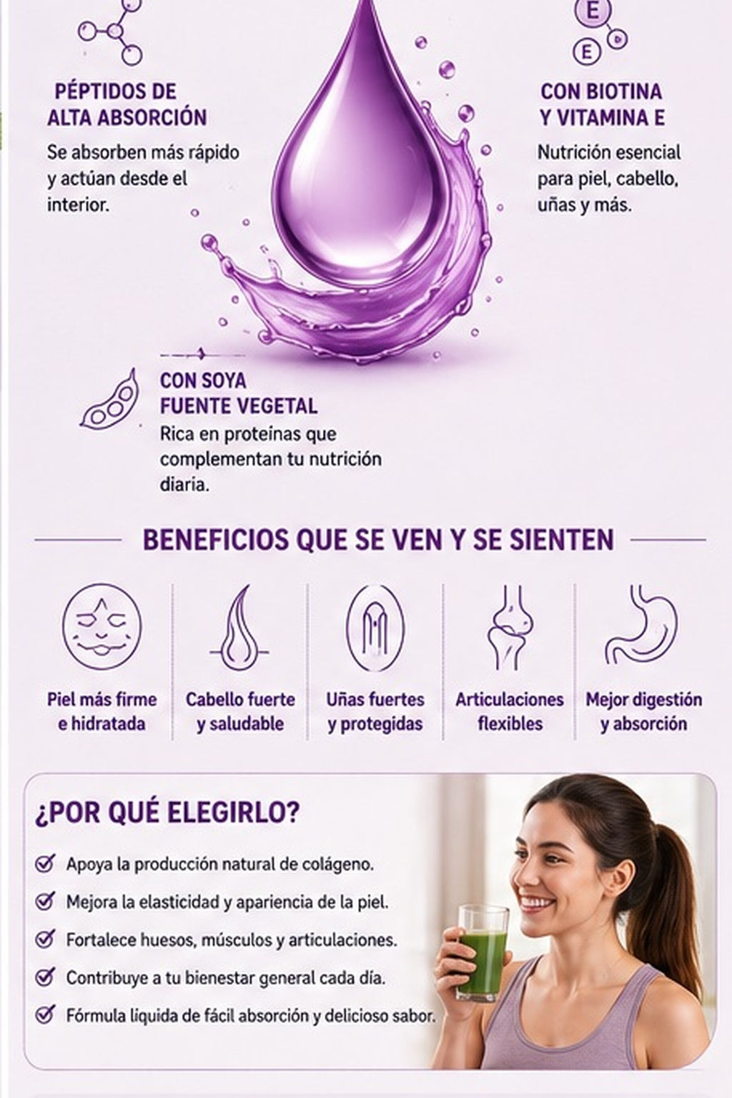  Colágeno hidrolizado – beneficios para piel, huesos y articulaciones
